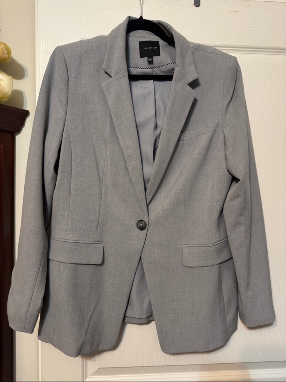 The Limited Light Gray Jacket with Black Label